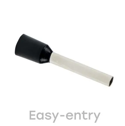 Фото №0 Наконечник штыревой втулочный изол. НШвИ 1.5-12 (уп.50шт) EKF nhvi-1.5-12