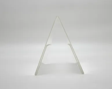 фото Менюхолдер двухсторонний для презентаций, (шалаш) 210*150мм, акрил