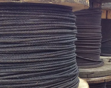 фото Канат стальной 22,0 мм EN 12385-4 35х7 Comp WSC B Galvanized Rhll 2160 (220) А1 (Nyrosten T55)