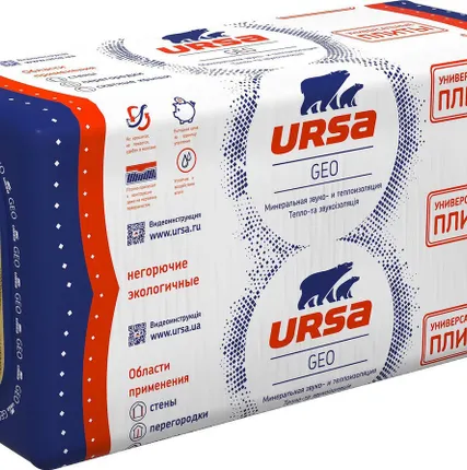 Фото №0 Звукоизоляция URSA Универсальные плиты перекрытий и стен