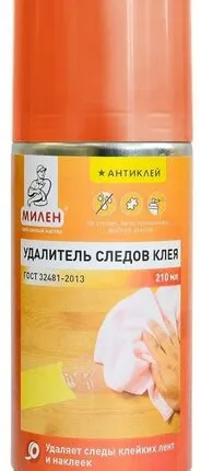 Фото №0 Удалитель следов клея (спрей) милен «антиклей»