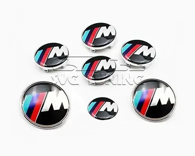 фото Набор эмблем M Style для BMW, 7 шт. на диски, капот, багажник и