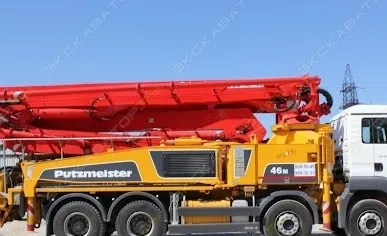 фото Аренда бетононасоса (автобетононасоса) Putzmeister M 46-5 (BSF 46.16 H), Москва