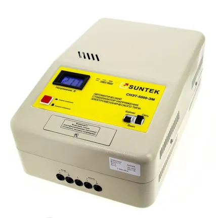 Фото №0 Стабилизатор напряжения SUNTEK 5000 ВА ЭМ