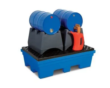 фото Пункт расфасовки из 2 х 60/205 л бочек, со сточным поддоном 220 л