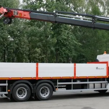 Фото №0 Грузоперевозки краном-манипулятором 6-10 тонн