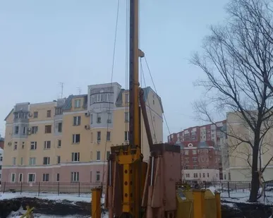 фото Статическое вдавливание свай
