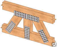 фото Пластина гвоздевая 127х150х1х8