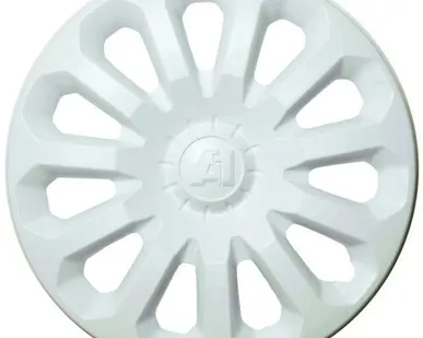 фото 14" Колпаки на колёса "A1 белый глянец" (4 шт.) AK1403