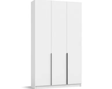 фото Босс Стандарт 120*220 шкаф распашной 3Д + ящики Белый