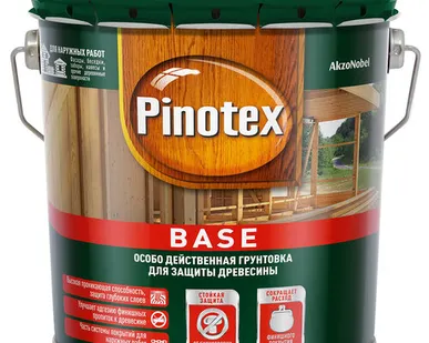 фото Pinotex Base / Пинотекс База грунт под антисептики