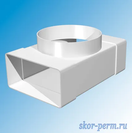 Фото №0 Соединитель Т-образный 60х204 с выходом D100, ERA