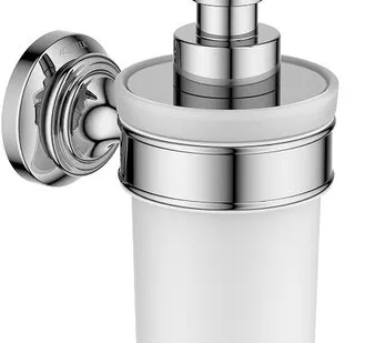 фото Дозатор для жидкого мыла Aquatek Классик хром/белый AQ4505CR