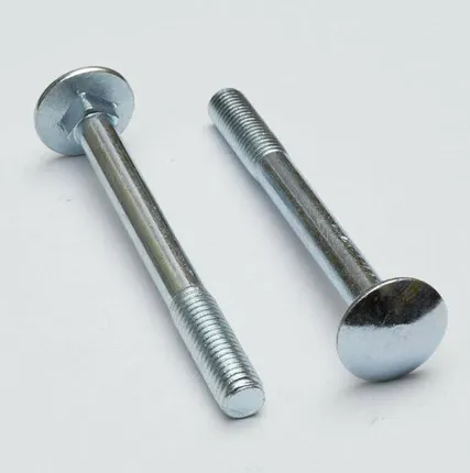 Фото №0 Болты с увеличенной полукруглой головкой и квадратным подголовком, ГОСТ 7802-81, класс прочности 5.8, оцинкованная сталь