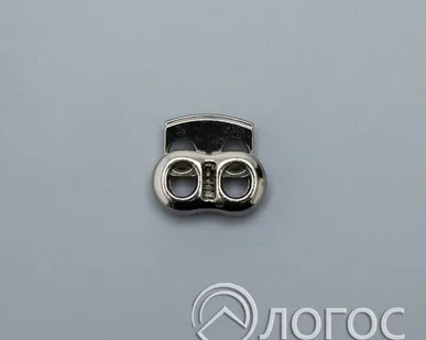 фото Фиксатор метал. 2 отверстия БМТ723 21-25 мм , никель