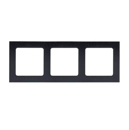 Фото №0 Рамка 3-м Стокгольм металл. черн. PROxima EKF EZM-G-304-10