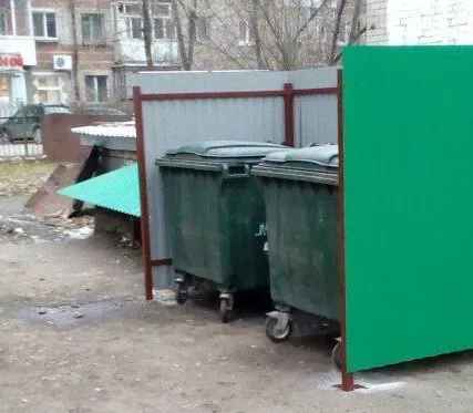 Фото №0 Оборудование контейнерной площадки, Размеры: 3100*1800*1500