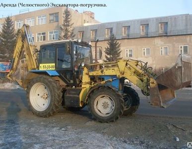фото Аренда экскаваторов-погрузчиков Беларусь