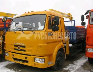 фото Кран-манипулятор SOOSAN SCS334 на шасси КАМАЗ 4308