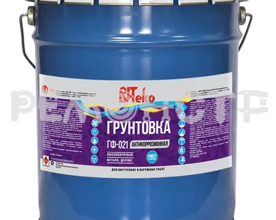 фото Грунт ГФ-021 20кг  серая ВИТЕКО (1/33) П