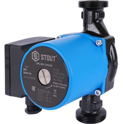Фото №0 Насос циркуляционный STOUT 25/40-180
