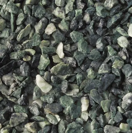 Фото №0 Мраморный щебень фракции 5-10 чёрный