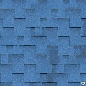 фото Гибкая черепица Shinglas  Джайв синий