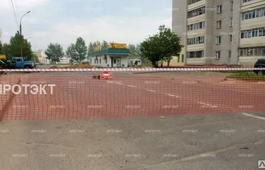 фото Аварийное ограждение 50х50мм 1х20м. п/э