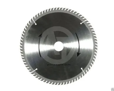 фото Диск STAYER "FINE CUT" пильный по алюминию, 250мм x 30-32мм x 80T