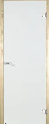 Фото №0 Дверь для сауны Harvia 8х19 (стеклянная, прозрачная, коробка ольха), D81904L