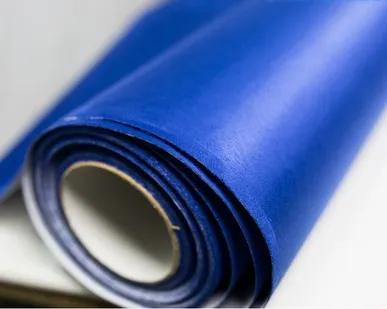 фото Синяя самоклеющаяся алькантара