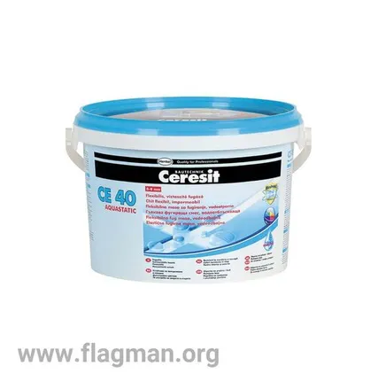 Фото №0 Затирка для швов Церезит CE-40/2 кг светло-коричневый эластичная водоотталкивающая