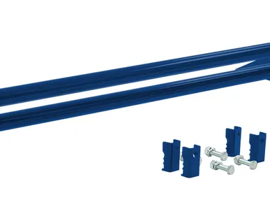 фото Снегозадержатель трубчатый для фальцевой кровли Optima RAL 5005 1м