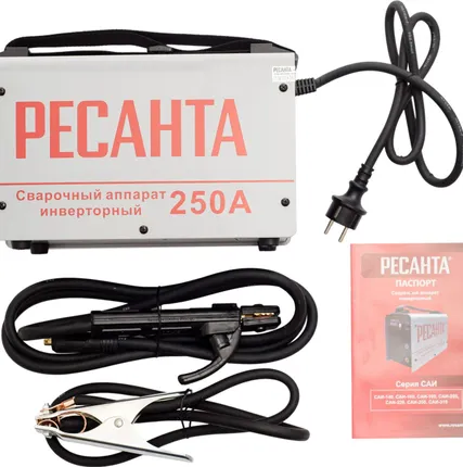 Фото №10 Сварочный аппарат инверторного типа Ресанта САИ - 250