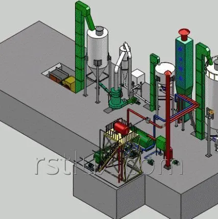Фото №0 Автоматизированный гипсовый завод 10 т/ч