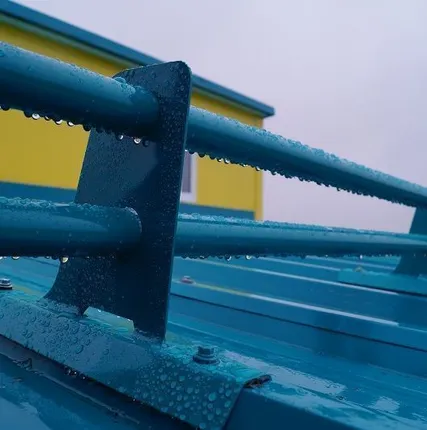 Фото №0 Снегозадержатели "ПРОФ" на кровельную сэндвич панель (4 кронштейна, 3м.)