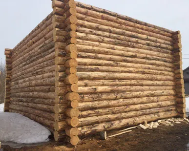 фото Срубы из рубленного бревна