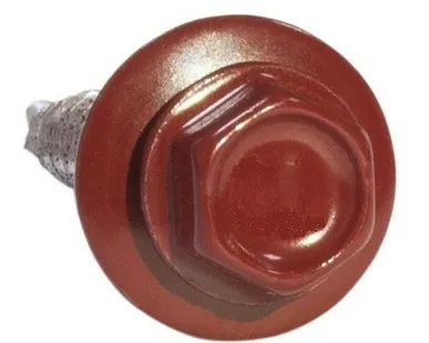 фото Саморез 5,5х19 HARDWEX RAL 3003 Красный рубин под насадку для крепления стальных листов к металлическим конструкциям 00000005801