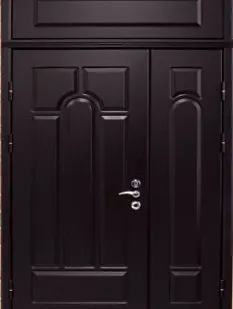 фото Дверь утепленная с внутренней отделкой МДФ 16 мм ( С фрамугой)