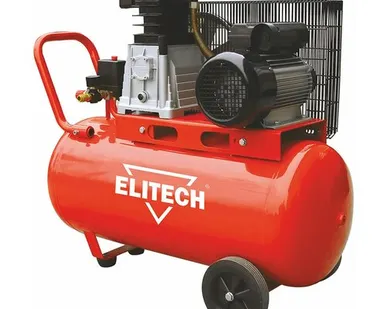 фото Компрессор масляный ременной 230В 2,2кВт, 100л КПР 100/360/2,2, Elitech