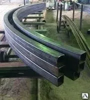 фото Гибка профильной трубы по радиусу 80*40мм.