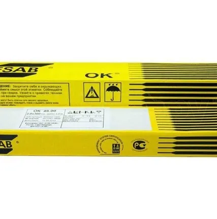Фото №0 Электроды для сварки d=5,0 мм ОК-46 (6,6 кг) ESAB