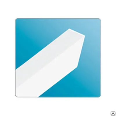 Фото №0 Угол ПВХ арочный 517 2,7м белый А17 100шт/уп