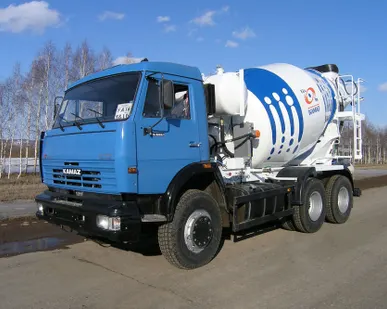 фото Автобетоносмеситель 7 куб на шасси Камаз 65115