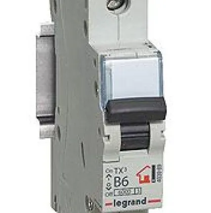 Фото №0 Выключатель автоматический модульный 1п C 10А 6кА TX3 6000 1мод. 230/400В Leg 404026