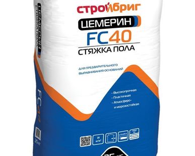 фото Стяжка пола Стройбриг Цемерин FC-40
