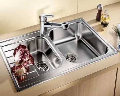 фото Кухонная мойка Blanco Livit 6S Compact Полированная сталь 515117 Blanco