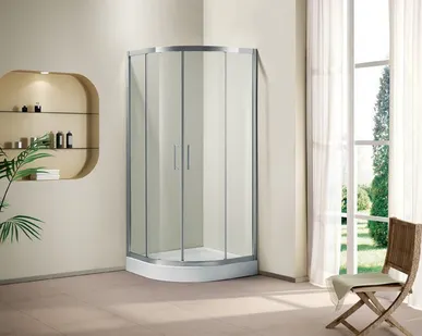 фото Душевой уголок Cezares Porta 100x100 см прозрачное стекло PORTA-R-2-100-C-C