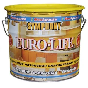 Фото №0 EURO-LIFE, европейское качество, шелковисто-матовая краска (База А), 2,7 литра