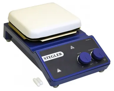 фото Мешалка магнитная Stegler HS-Pro (с подогревом, +380 °С, 20 литров)
